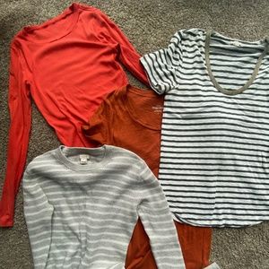 Lot of (4) J. Crew Shirts - Size Small